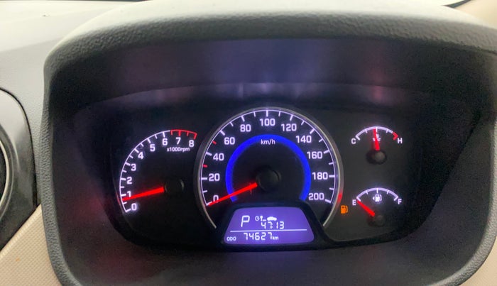 2014 Hyundai Grand i10 ASTA AT 1.2 KAPPA VTVT, Petrol, Automatic, 74,644 km, Odometer Image