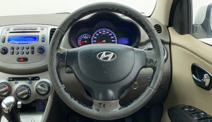 2011 Hyundai i10 SPORTZ 1.2 AT, Petrol, Automatic, 35,261 km, Steering Wheel Close Up