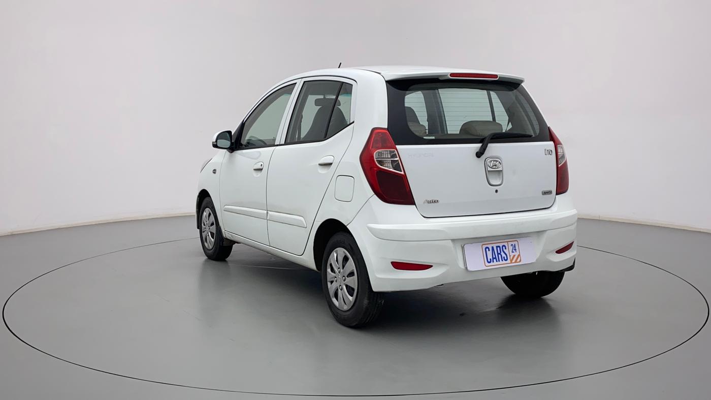 2011 Hyundai i10 SPORTZ 1.2 AT, Petrol, Automatic, 35,261 km, Left Back Diagonal