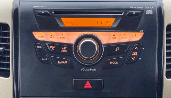 2017 Maruti Wagon R 1.0 VXI, Petrol, Manual, 14,524 km, Infotainment System