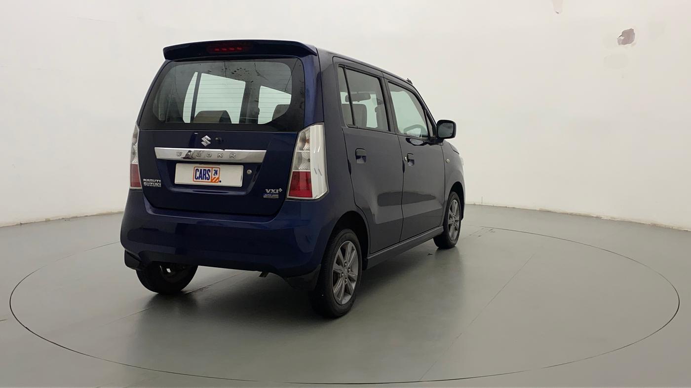 2017 Maruti Wagon R 1.0 VXI + (O) AMT, Petrol, Automatic, 15,076 km, Right Back Diagonal