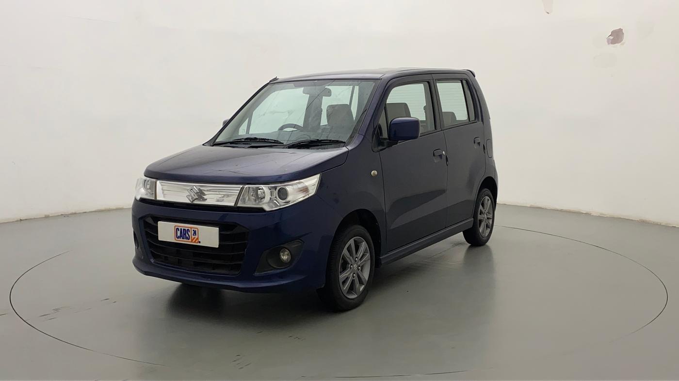 2017 Maruti Wagon R 1.0 VXI + (O) AMT, Petrol, Automatic, 15,076 km, Left Front Diagonal