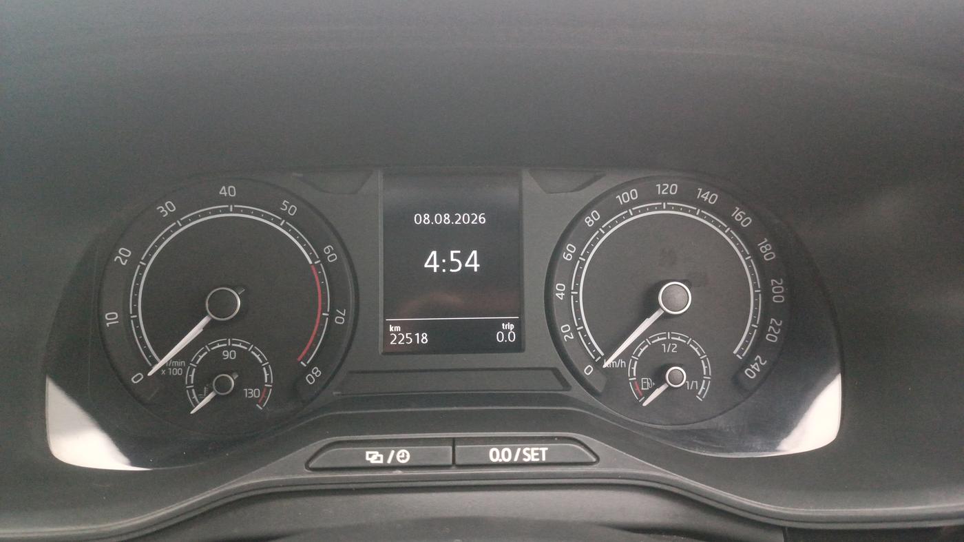 2022 Skoda KUSHAQ STYLE 1.0L TSI AT (6 AIRBAGS), Petrol, Automatic, 22,517 km, Odometer Image