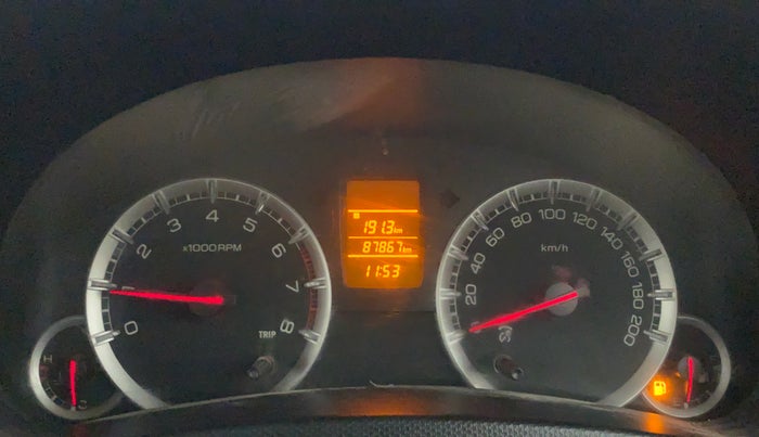 2014 Maruti Swift VXI, CNG, Manual, 88,356 km, Odometer Image