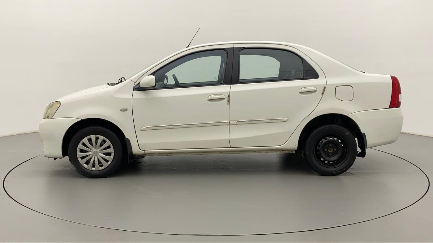 2011 Toyota Etios G, Petrol, Manual, 88,478 km, Left Side