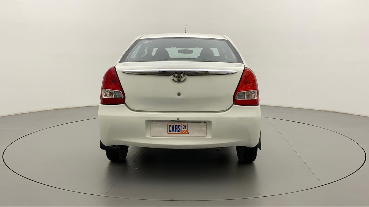 2011 Toyota Etios G, Petrol, Manual, 88,478 km, Back/Rear