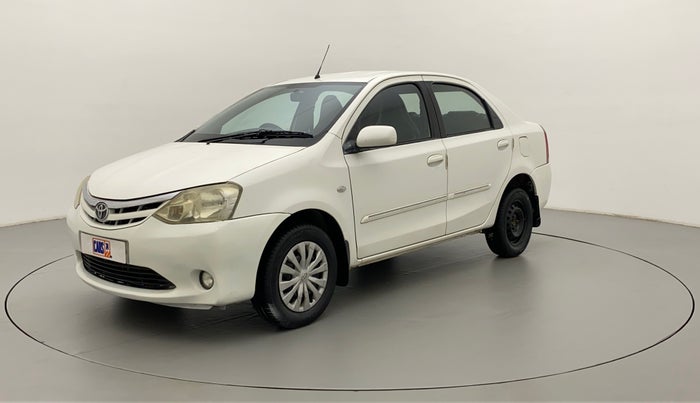 2011 Toyota Etios G, Petrol, Manual, 88,478 km, Left Front Diagonal