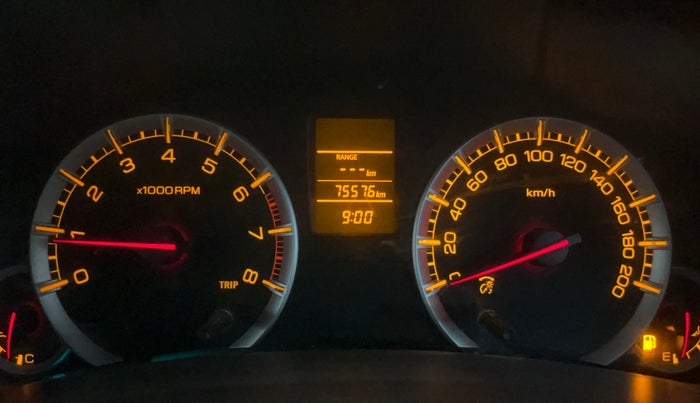 2018 Maruti Ertiga VXI, CNG, Manual, 75,631 km, Odometer Image