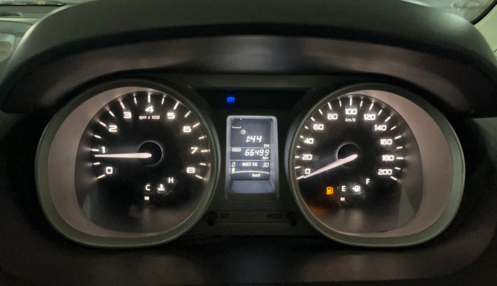 2016 Tata Tiago XZ PETROL, CNG, Manual, 66,495 km, Odometer Image