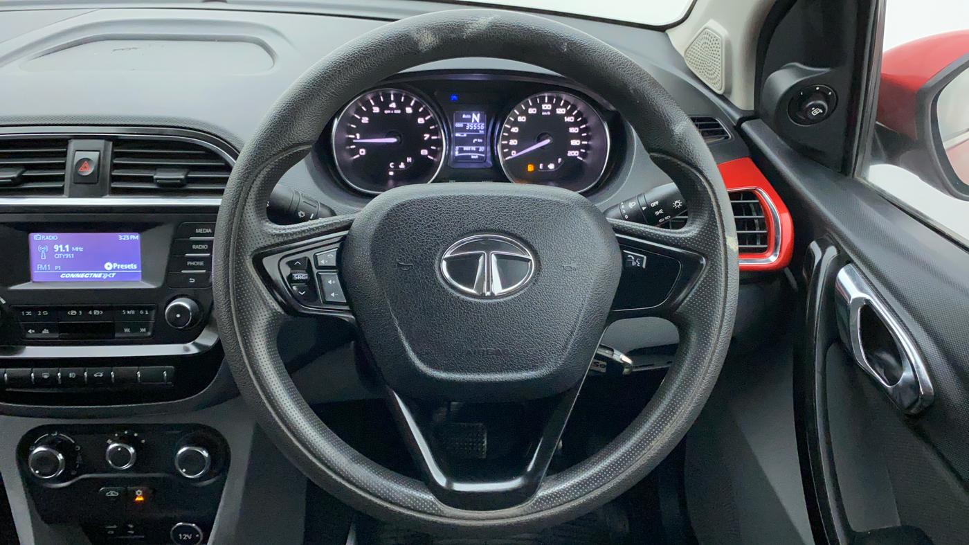 2018 Tata TIGOR Revotron XZA 1.2, Petrol, Automatic, 35,621 km, Steering Wheel Close Up