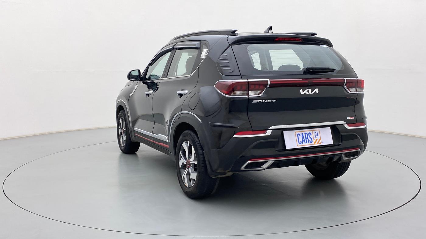 2021 KIA SONET GTX PLUS DCT 1.0, Petrol, Automatic, 13,082 km, Left Back Diagonal