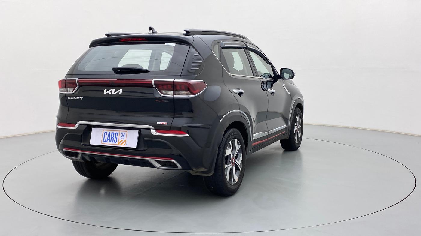 2021 KIA SONET GTX PLUS DCT 1.0, Petrol, Automatic, 13,082 km, Right Back Diagonal