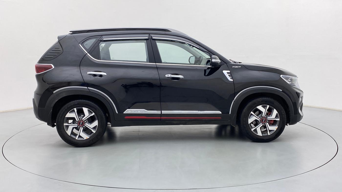 2021 KIA SONET GTX PLUS DCT 1.0, Petrol, Automatic, 13,082 km, Right Side View