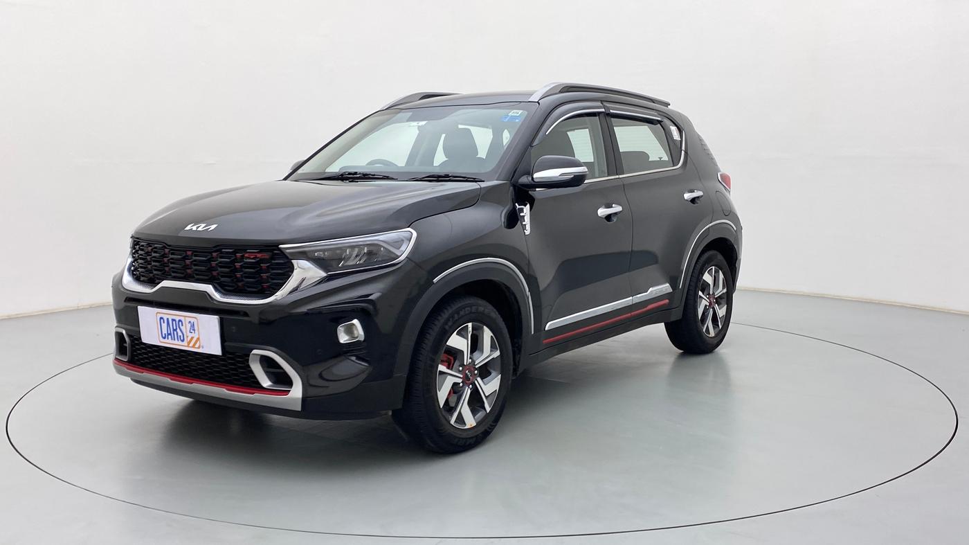 2021 KIA SONET GTX PLUS DCT 1.0, Petrol, Automatic, 13,082 km, Left Front Diagonal