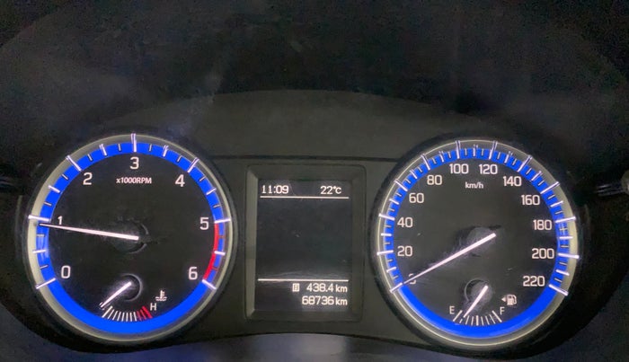 2017 Maruti S Cross ZETA 1.3, Diesel, Manual, 68,717 km, Odometer Image