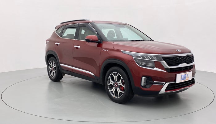 2020 KIA SELTOS 1.4 GTX+ TURBO GDI PETROL AT, Petrol, Automatic, 11,527 km, Right Front Diagonal