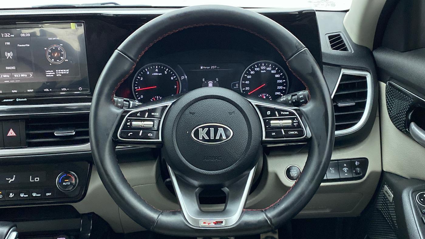 2020 KIA SELTOS 1.4 GTX+ TURBO GDI PETROL AT, Petrol, Automatic, 11,527 km, Steering Wheel Close Up