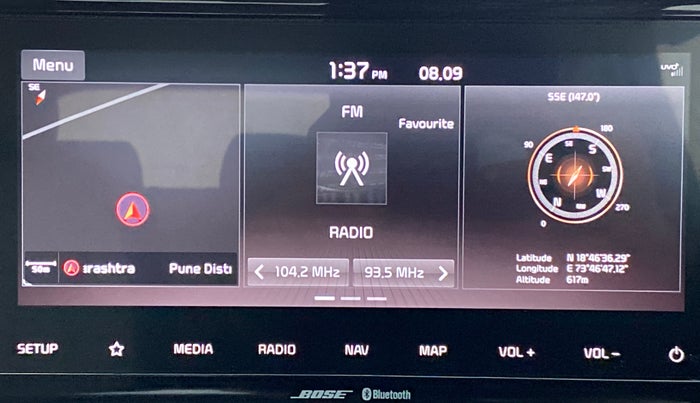 2020 KIA SELTOS 1.4 GTX+ TURBO GDI PETROL AT, Petrol, Automatic, 11,527 km, Infotainment System