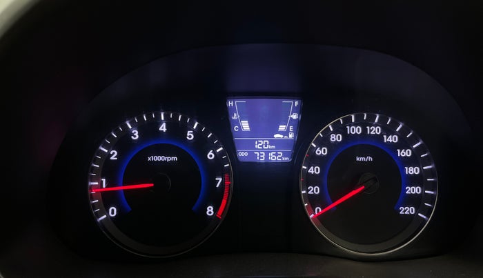 2016 Hyundai Verna 1.6 VTVT S, Petrol, Manual, 73,143 km, Odometer Image