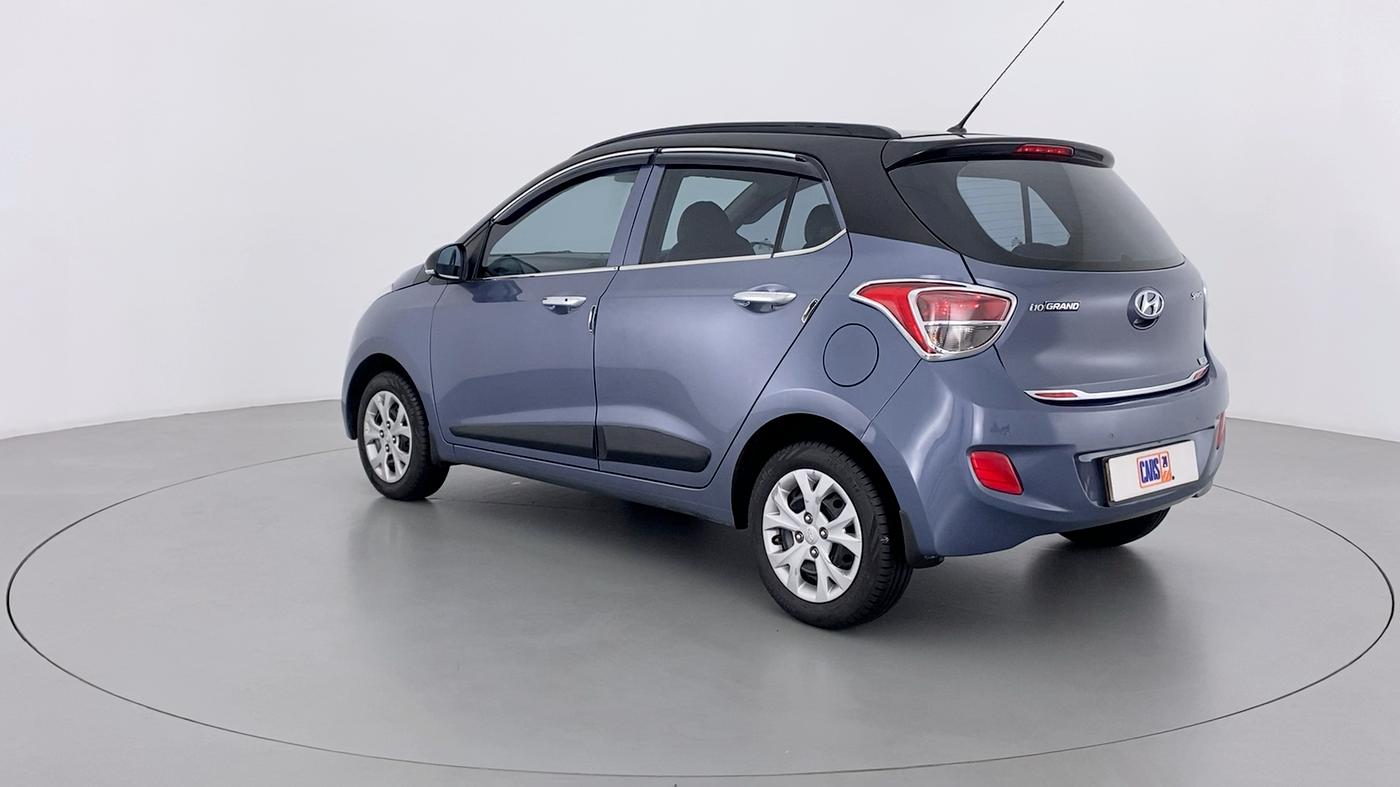 2016 Hyundai Grand i10 SPORTZ 1.2 KAPPA VTVT, Petrol, Manual, 54,043 km, Left Back Diagonal