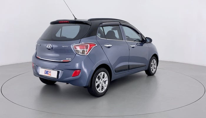2016 Hyundai Grand i10 SPORTZ 1.2 KAPPA VTVT, Petrol, Manual, 54,043 km, Right Back Diagonal
