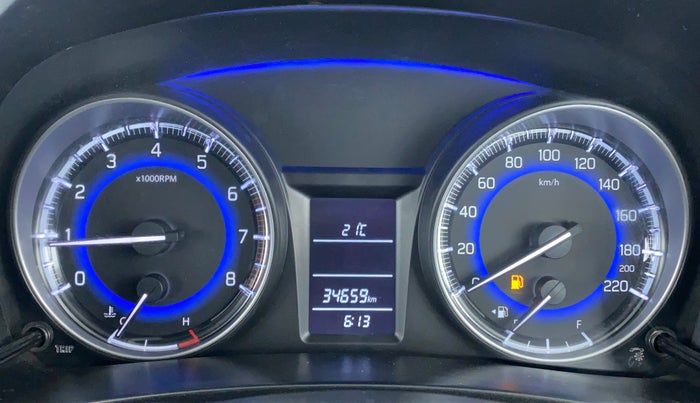 2018 Maruti Baleno DELTA PETROL 1.2, Petrol, Manual, 34,735 km, Odometer Image