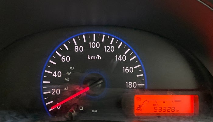 2015 Datsun Go T, Petrol, Manual, 53,328 km, Odometer Image