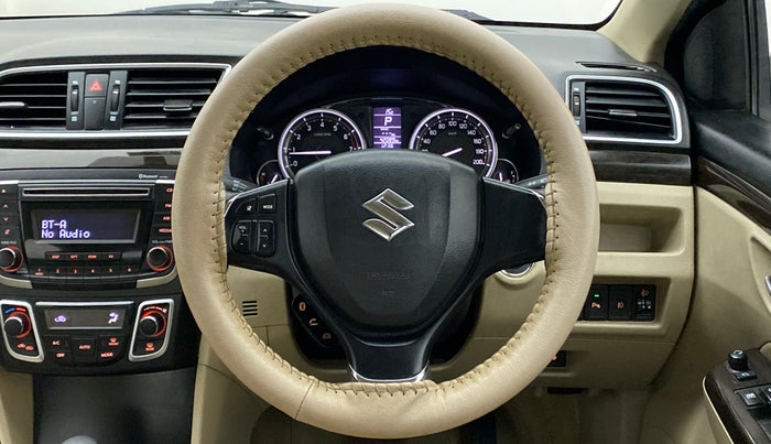 2017 Maruti Ciaz ZETA 1.4  AT PETROL, Petrol, Automatic, 42,258 km, Steering Wheel Close Up
