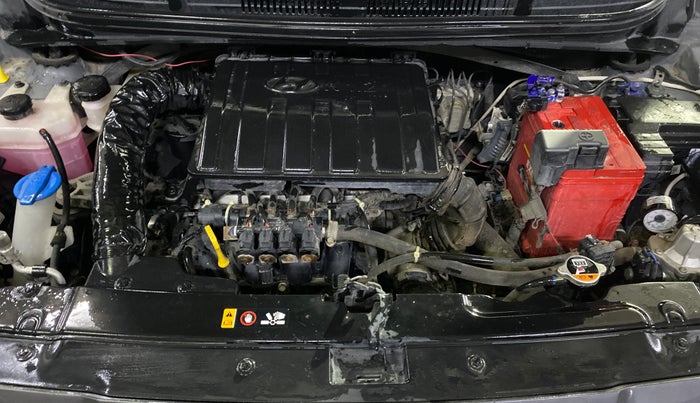 2021 Hyundai AURA SX 1.2, CNG, Manual, 76,413 km, Engine View