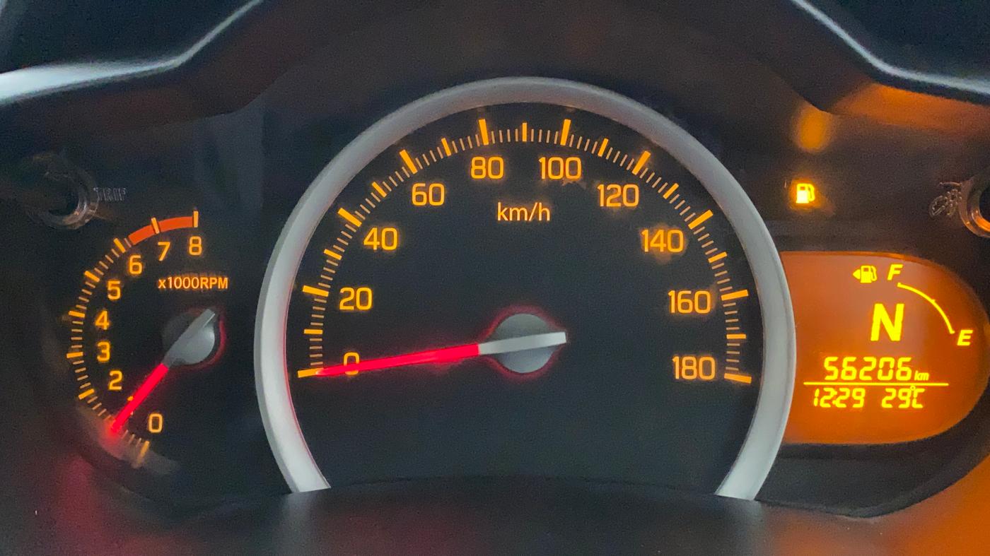 2016 Maruti Celerio VXI AMT (O), Petrol, Automatic, 56,206 km, Odometer Image