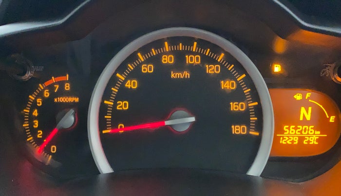 2016 Maruti Celerio VXI AMT (O), Petrol, Automatic, 56,206 km, Odometer Image