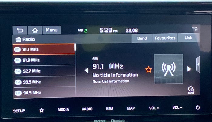 2019 KIA SELTOS GTX + AT PETROL, Petrol, Automatic, 15,887 km, Infotainment System
