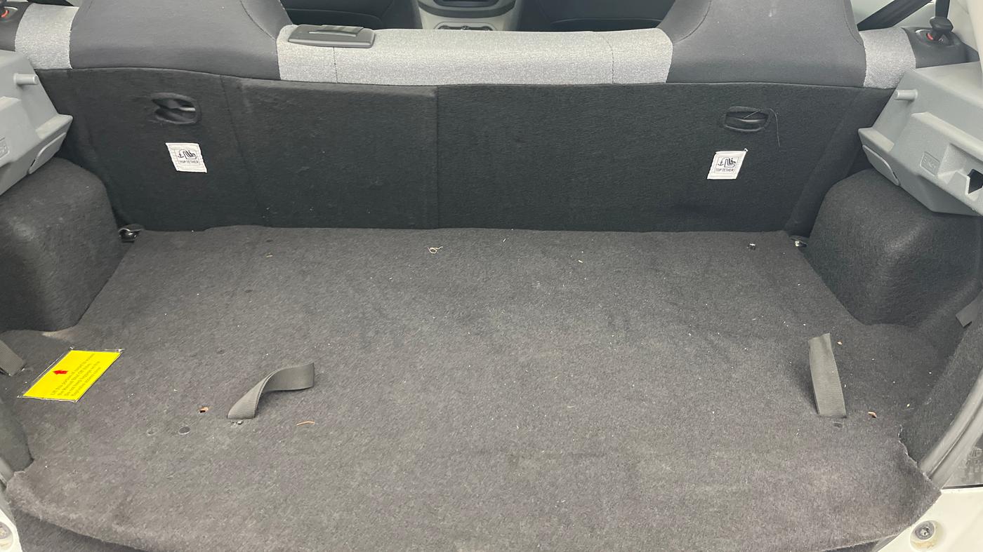 2025 Tata Tiago XM CNG, CNG, Manual, 3,036 km, Boot Inside