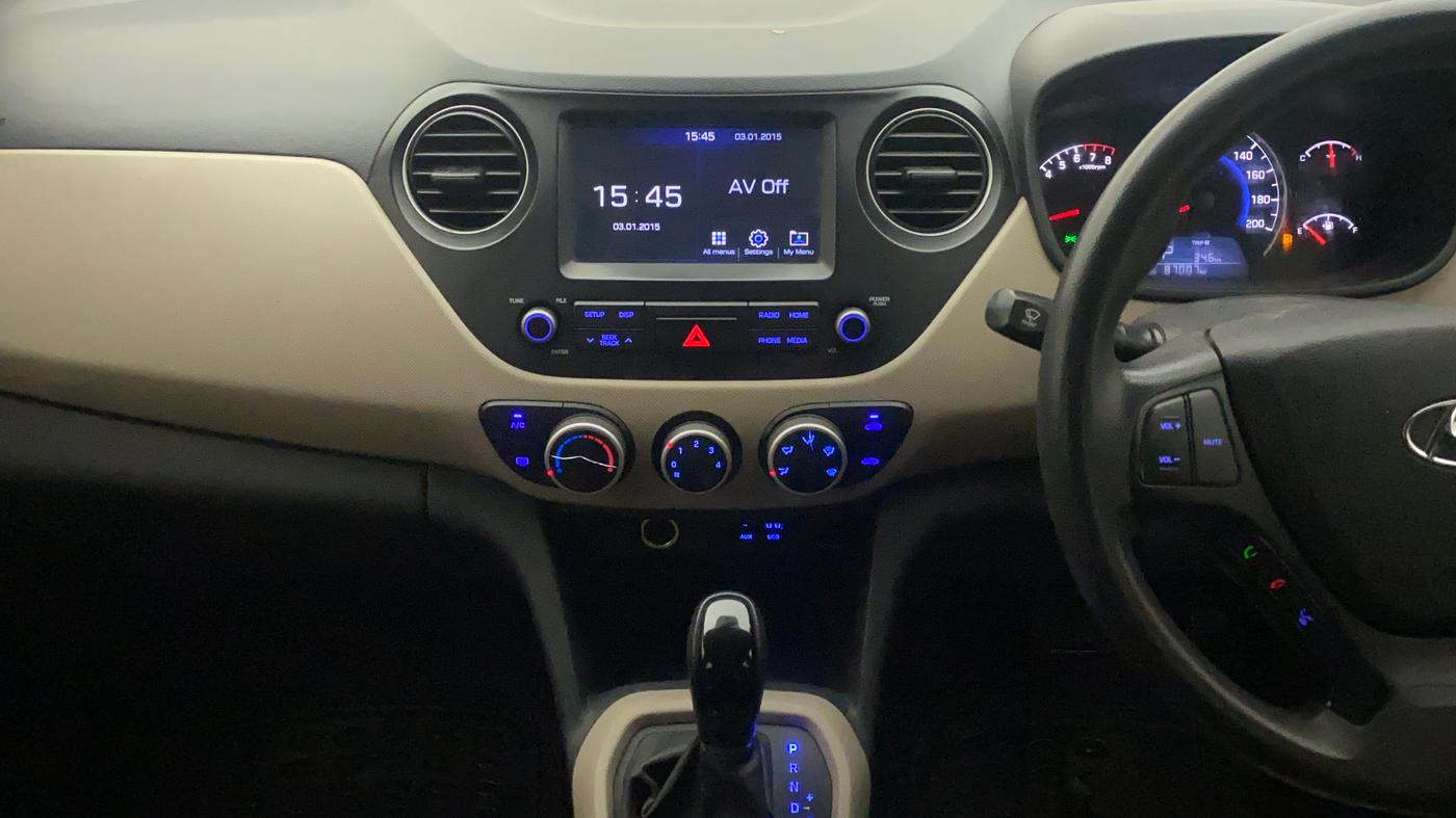 2018 Hyundai Grand i10 SPORTZ AT 1.2 KAPPA VTVT, Petrol, Automatic, 86,975 km, Air Conditioner