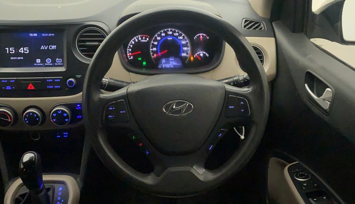2018 Hyundai Grand i10 SPORTZ AT 1.2 KAPPA VTVT, Petrol, Automatic, 86,975 km, Steering Wheel Close Up