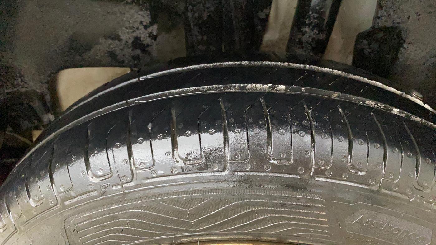 2020 Maruti Swift LXI, Petrol, Manual, 50,544 km, Left Rear Tyre Tread