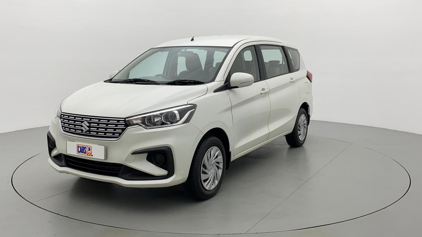 2019 Maruti Ertiga VXI SHVS, Petrol, Manual, 7,031 km, Left Front Diagonal