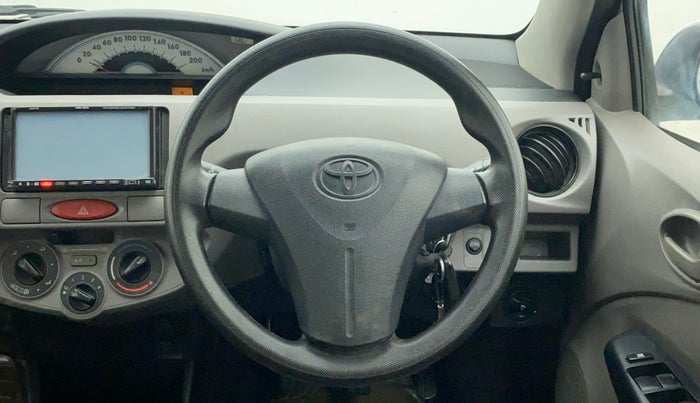 2011 Toyota Etios G, Petrol, Manual, 44,432 km, Steering Wheel Close Up