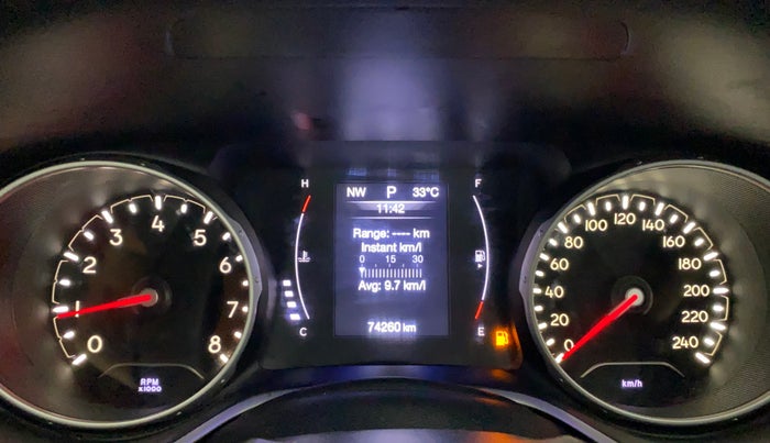 2019 Jeep Compass LIMITED PLUS PETROL AT, Petrol, Automatic, 74,252 km, Odometer Image
