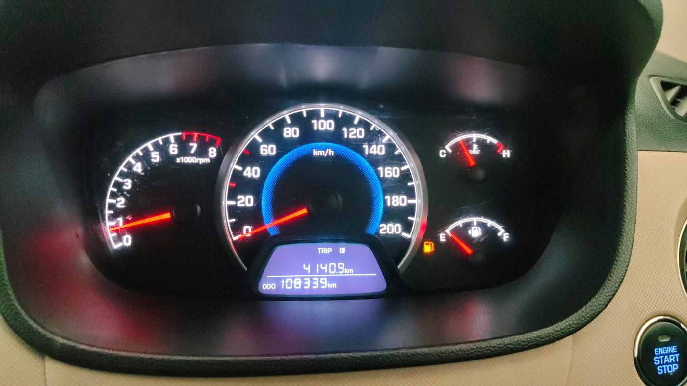 2017 Hyundai Grand i10 ASTA 1.2 KAPPA VTVT, Petrol, Manual, 1,08,310 km, Odometer Image