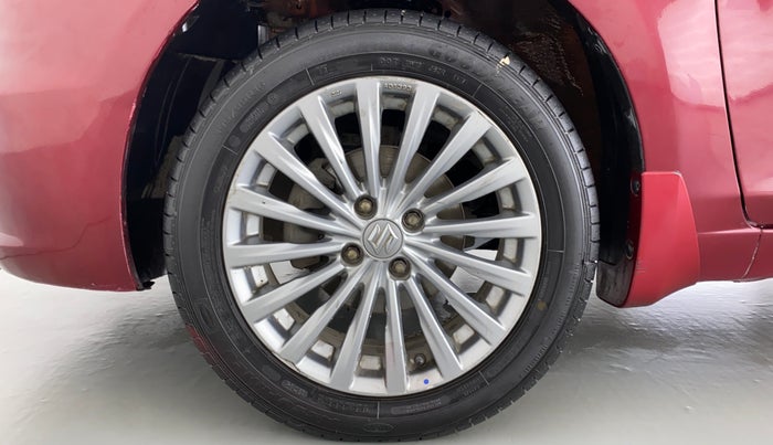 2016 Maruti Ciaz ZXI+ AT, Petrol, Automatic, 94,040 km, Left Front Wheel