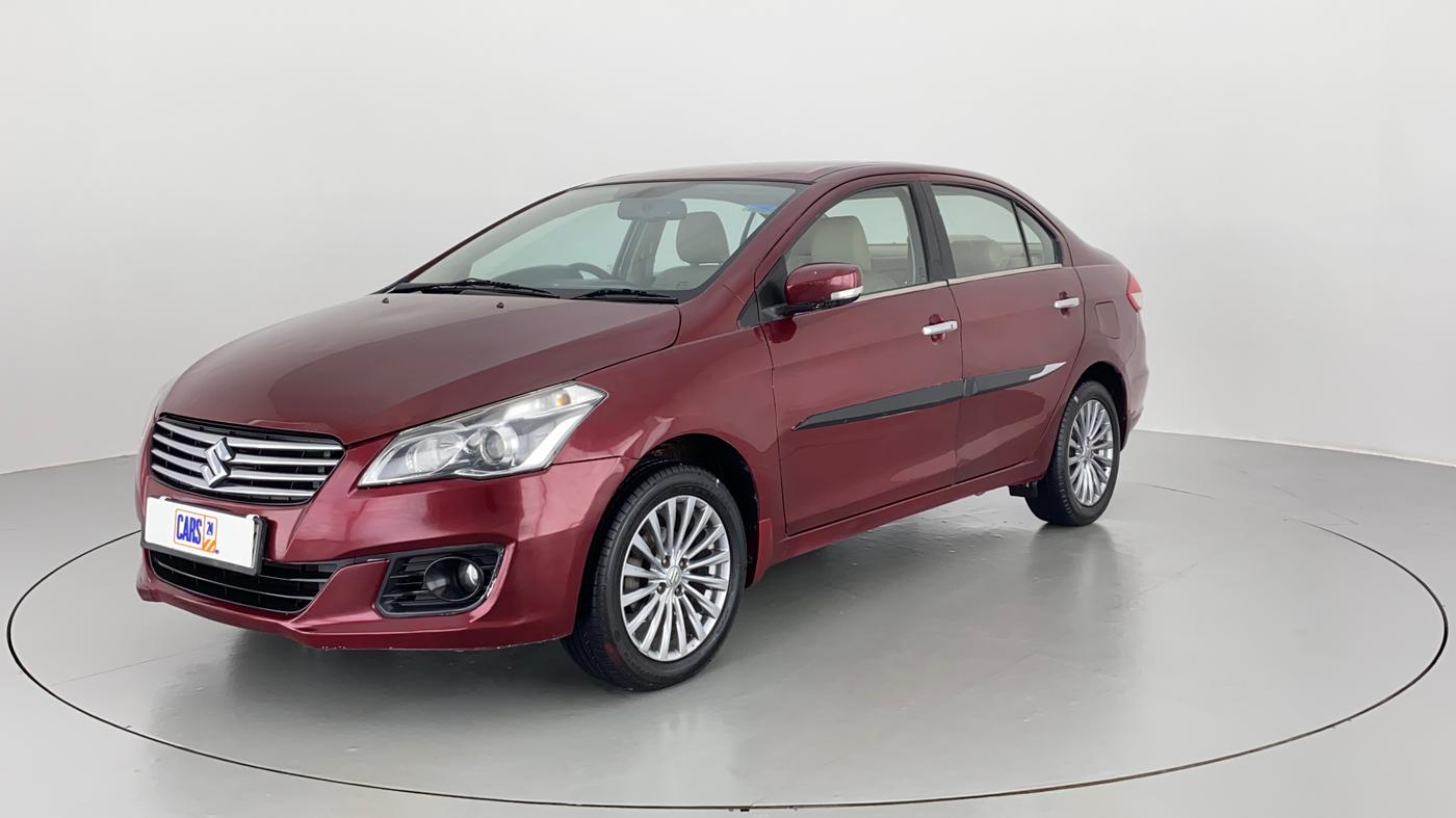 2016 Maruti Ciaz ZXI+ AT, Petrol, Automatic, 94,040 km, Left Front Diagonal