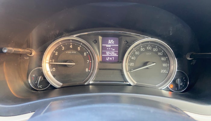 2018 Maruti Ciaz DELTA 1.4 MT PETROL, Petrol, Manual, 70,418 km, Odometer Image