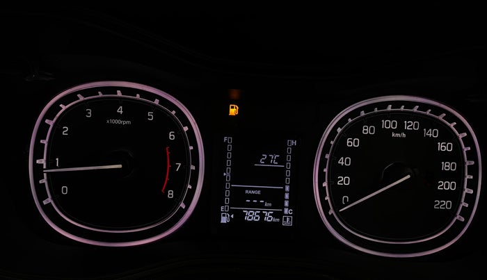 2021 Maruti Vitara Brezza ZXI PLUS, Petrol, Manual, 78,672 km, Odometer Image