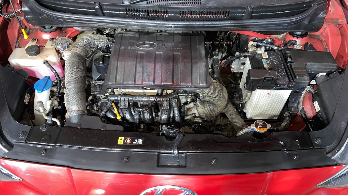 2022 Hyundai AURA S 1.2, Petrol, Manual, 5,976 km, Engine View