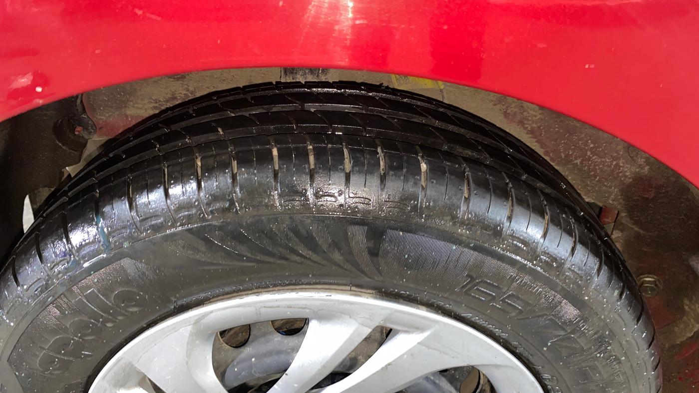 2022 Hyundai AURA S 1.2, Petrol, Manual, 5,976 km, Right Rear Tyre Tread