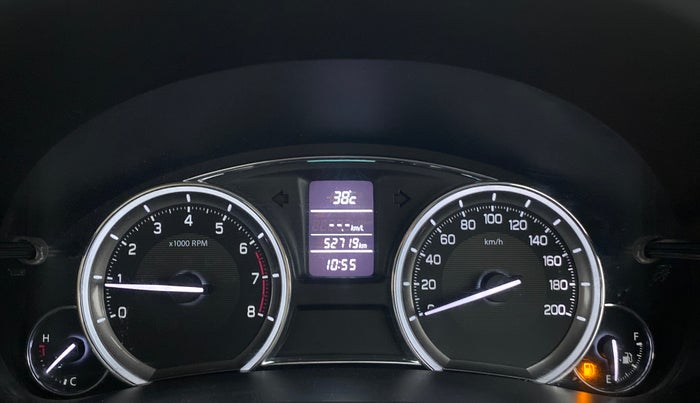 2016 Maruti Ciaz VXI PLUS, Petrol, Manual, 52,743 km, Odometer Image