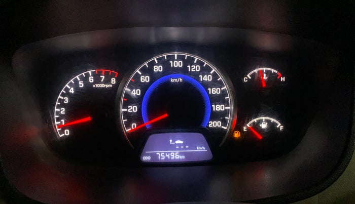 2018 Hyundai Grand i10 SPORTZ 1.2 KAPPA VTVT, Petrol, Manual, 75,480 km, Odometer Image