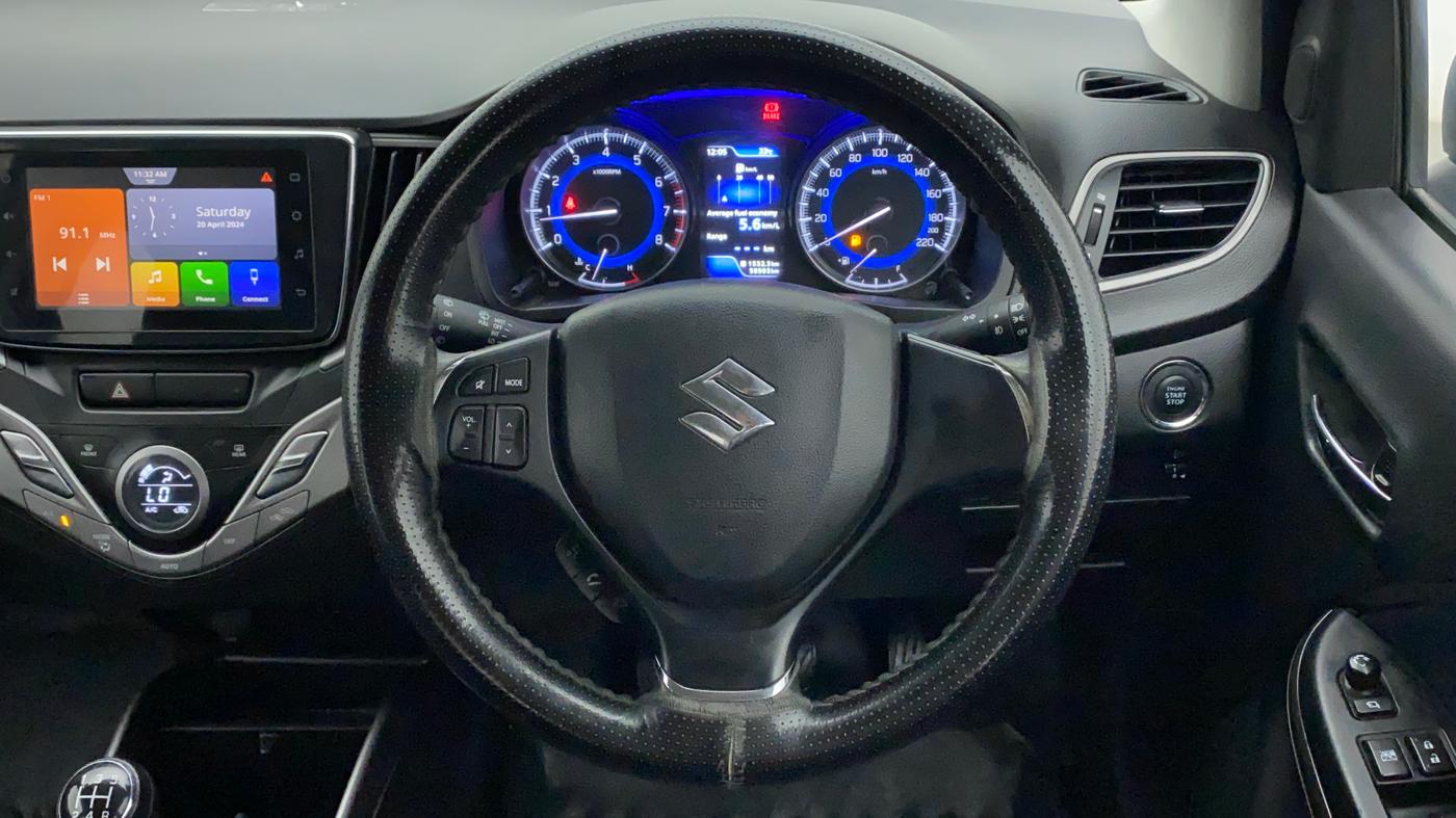 2020 Maruti Baleno ZETA PETROL 1.2, Petrol, Manual, 58,903 km, Steering Wheel Close Up