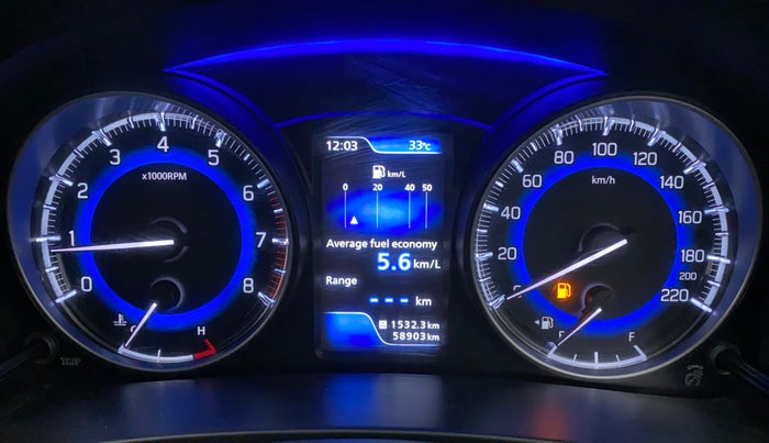 2020 Maruti Baleno ZETA PETROL 1.2, Petrol, Manual, 58,903 km, Odometer Image